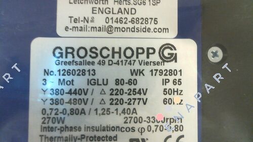 IGLU 80 60 + VE31-G-R-5 i= 38:1