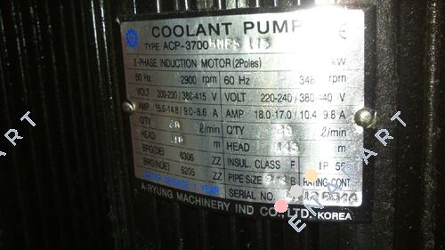 ACP-4000HMFS145 Pompa de răcire