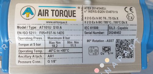 AT101U S10 A (F05+F07-N-14DS) Servomotor pneumatic