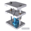 DIE SET PRESS UNIT, MANUAL ACTUATION