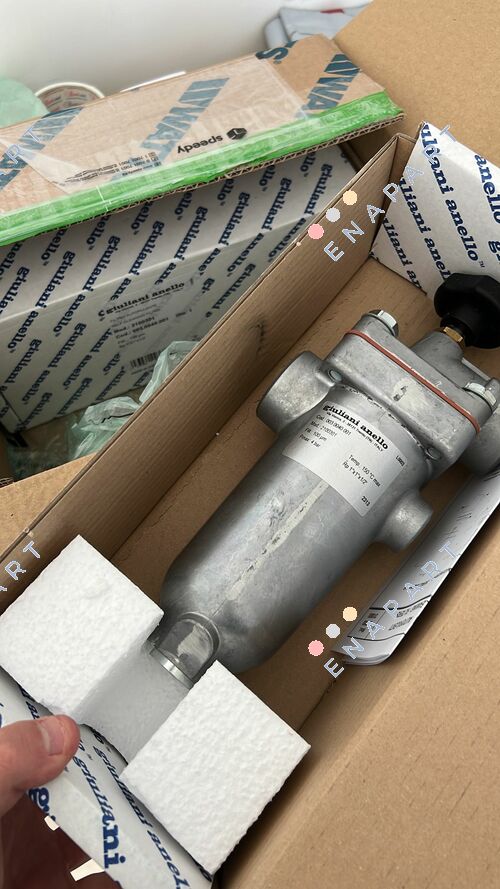 21003/01 filtru de autocurățare pentru motorină și păcură cu capac și vas din aluminiu