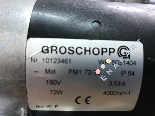 PM1 72-35 Motor cu angrenaj cu magnet de curent continuu