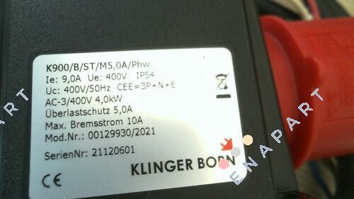 K900/B/ST/M5,0A/PhW (0012.9930) Întrerupător de frână