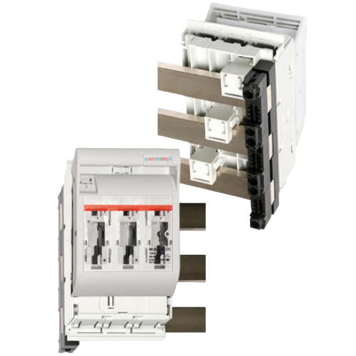 MULTIBLOC® 00.RST9 , Size 00, 160A, 690VAC, Design for bus bar installation, Triple Pole