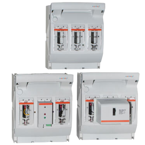 MULTIBLOC® 2.RST8 , Size 2, 400A, 690VAC, Design for bus bar installation, Triple Pole
