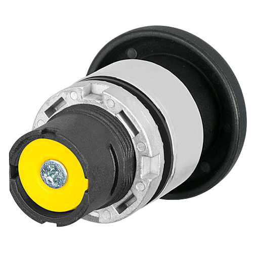Non-illuminated mushroom push-buttons Ø 22 - metal bezel