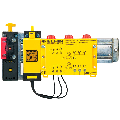 Safety devices with interlock limit switch