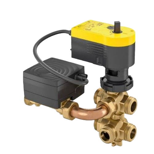 Dynamic flow control system with 6-way ball valve, eValveco - UVC 106