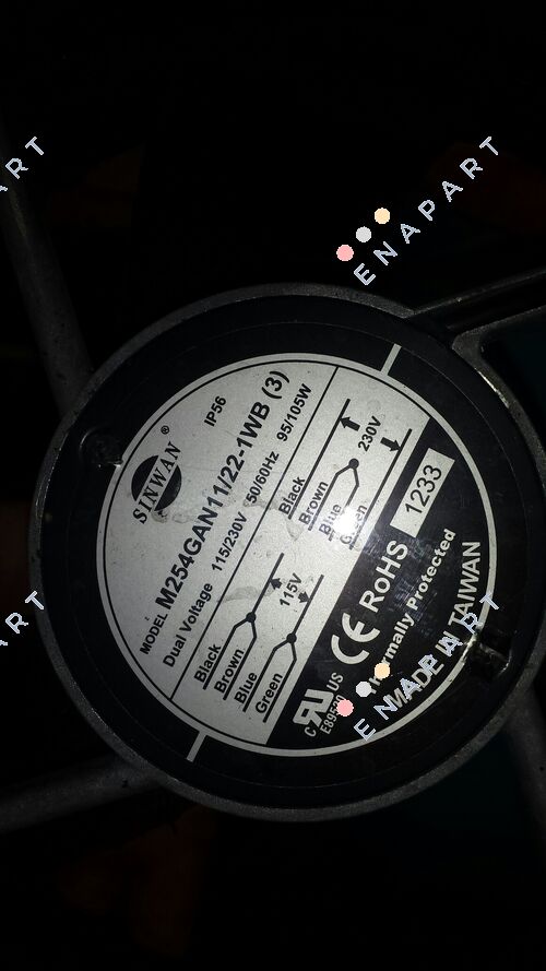 M254GAN11/22-1WB(3) Ventilator metalic AC