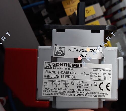 10000392 Not-Ausschalter, 3 poli