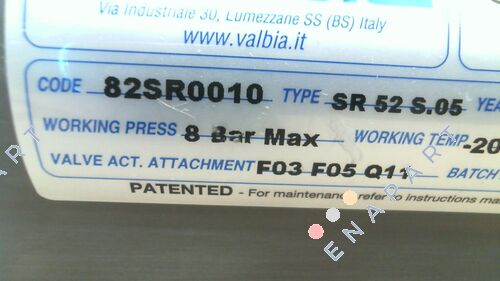 SR52 /Type 82SR0010 acționare rotativă pneumatică