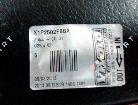 X1P2502FBBA pompă externă cu roți dințate